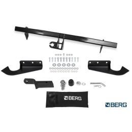 F.5711.002 BERG Фаркоп на Toyota RAV4 2013-2019. Требуется подрезка бампера. Тип шара: E. Нагрузки: 1200/75 кг, масса фаркопа 23 кг (без электрики в комплекте)