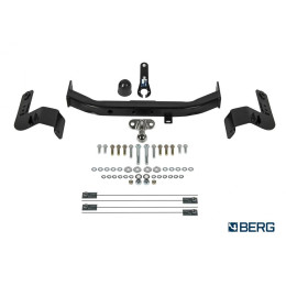 F.5713.001 BERG Фаркоп на Toyota Land Cruiser 200 (кроме Executive, TRD) 2007-2021, Lexus LX 2007-2022 без снятия и подрезки бампера. Тип шара: F. Нагрузки: 1500/75 кг, масса фаркопа 18 к