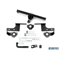 F.9011.001 BERG Фаркоп на GAC GS8 2023- без подрезки бампера. Тип шара: A. Нагрузки: 1300/75 кг, масса фаркопа 23 кг (без электрики в комплекте)
