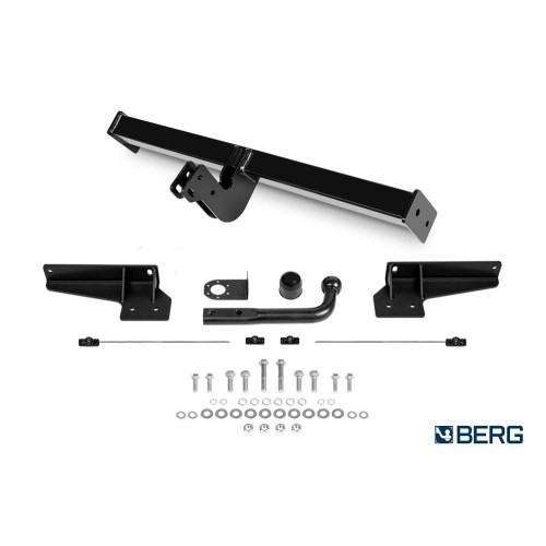F.9411.002 BERG Фаркоп на Haval F7 2019-2024, Haval F7x 2019-2024 без снятия и подрезки бампера. Тип шара: A. Нагрузки: 1500/75 кг, масса фаркопа 19 кг (без электрики в комплекте)