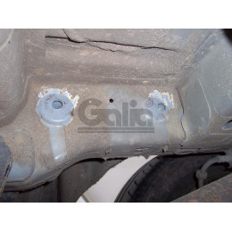 F083A GALIA Полностью оцинкованный фаркоп на Ford Tourneo Connect 2002-2014, Transit Connect 2002-2014. Тип шара: A. Установка без снятия и выреза бампера. Нагрузки: 1200/75 кг,