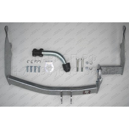 F083A GALIA Полностью оцинкованный фаркоп на Ford Tourneo Connect 2002-2014, Transit Connect 2002-2014. Тип шара: A. Установка без снятия и выреза бампера. Нагрузки: 1200/75 кг,
