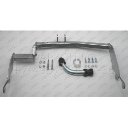 F083A GALIA Полностью оцинкованный фаркоп на Ford Tourneo Connect 2002-2014, Transit Connect 2002-2014. Тип шара: A. Установка без снятия и выреза бампера. Нагрузки: 1200/75 кг,