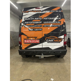 F083A GALIA Полностью оцинкованный фаркоп на Ford Tourneo Connect 2002-2014, Transit Connect 2002-2014. Тип шара: A. Установка без снятия и выреза бампера. Нагрузки: 1200/75 кг,