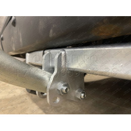 F083A GALIA Полностью оцинкованный фаркоп на Ford Tourneo Connect 2002-2014, Transit Connect 2002-2014. Тип шара: A. Установка без снятия и выреза бампера. Нагрузки: 1200/75 кг,
