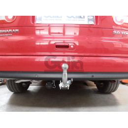 F104A GALIA Полностью оцинкованный фаркоп на Ford Galaxy 2000-2006, SEAT Alhambra 2000-2010, Volkswagen Sharan 2000-2010 2WD/4WD. Подрозетник убирается за бампер. Тип шара: A. Без выре