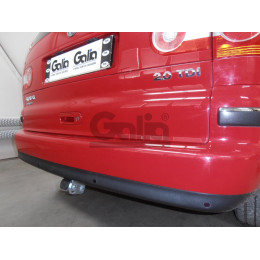 F104A GALIA Полностью оцинкованный фаркоп на Ford Galaxy 2000-2006, SEAT Alhambra 2000-2010, Volkswagen Sharan 2000-2010 2WD/4WD. Подрозетник убирается за бампер. Тип шара: A. Без выре
