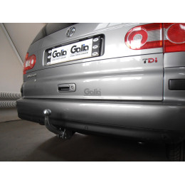 F104A GALIA Полностью оцинкованный фаркоп на Ford Galaxy 2000-2006, SEAT Alhambra 2000-2010, Volkswagen Sharan 2000-2010 2WD/4WD. Подрозетник убирается за бампер. Тип шара: A. Без выре