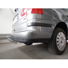 F104A GALIA Полностью оцинкованный фаркоп на Ford Galaxy 2000-2006, SEAT Alhambra 2000-2010, Volkswagen Sharan 2000-2010 2WD/4WD. Подрозетник убирается за бампер. Тип шара: A. Без выре