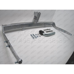 F104A GALIA Полностью оцинкованный фаркоп на Ford Galaxy 2000-2006, SEAT Alhambra 2000-2010, Volkswagen Sharan 2000-2010 2WD/4WD. Подрозетник убирается за бампер. Тип шара: A. Без выре