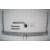 F104A GALIA Полностью оцинкованный фаркоп на Ford Galaxy 2000-2006, SEAT Alhambra 2000-2010, Volkswagen Sharan 2000-2010 2WD/4WD. Подрозетник убирается за бампер. Тип шара: A. Без выреза бампера. Нагрузки: 2000/85 кг, масса фаркопа 16,42 кг