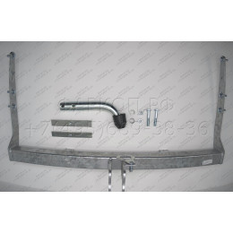 F104A GALIA Полностью оцинкованный фаркоп на Ford Galaxy 2000-2006, SEAT Alhambra 2000-2010, Volkswagen Sharan 2000-2010 2WD/4WD. Подрозетник убирается за бампер. Тип шара: A. Без выре