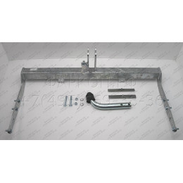 F104A GALIA Полностью оцинкованный фаркоп на Ford Galaxy 2000-2006, SEAT Alhambra 2000-2010, Volkswagen Sharan 2000-2010 2WD/4WD. Подрозетник убирается за бампер. Тип шара: A. Без выре
