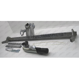 F118C GALIA Полностью оцинкованный фаркоп на Ford B-Max 2012-2017. Подрозетник убирается за бампер. Тип шара: C (горизонтальный съемный). Без выреза бампер