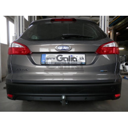F119C GALIA Полностью оцинкованный фаркоп на Ford Focus III универсал 2011-2018. Подрозетник убирается за бампер. Тип шара: C (горизонтальный съемный). Без в