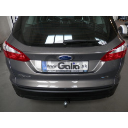 F119C GALIA Полностью оцинкованный фаркоп на Ford Focus III универсал 2011-2018. Подрозетник убирается за бампер. Тип шара: C (горизонтальный съемный). Без в