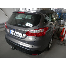 F119C GALIA Полностью оцинкованный фаркоп на Ford Focus III универсал 2011-2018. Подрозетник убирается за бампер. Тип шара: C (горизонтальный съемный). Без в