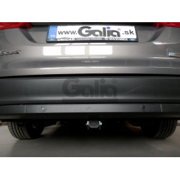 F119C GALIA Полностью оцинкованный фаркоп на Ford Focus III универсал 2011-2018. Подрозетник убирается за бампер. Тип шара: C (горизонтальный съемный). Без в