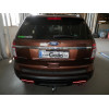 F123A GALIA Полностью оцинкованный фаркоп на Ford Explorer 2011-2015 (без подрезки бампера), Ford Explorer 2015-2020 (минимальная подрезка бампера). Подрозетник убирается за бампер. Тип шара: A. Нагрузки: 2400/130 кг, масса фаркопа 19,62 кг