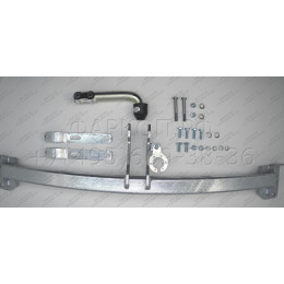 F123A GALIA Полностью оцинкованный фаркоп на Ford Explorer 2011-2015 (без подрезки бампера), Ford Explorer 2015-2020 (минимальная подрезка бампера). Подрозетник убира