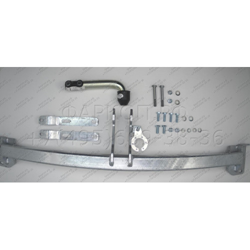 F123A GALIA Полностью оцинкованный фаркоп на Ford Explorer 2011-2015 (без подрезки бампера), Ford Explorer 2015-2020 (минимальная подрезка бампера). Подрозетник убирается за бампер. Тип шара: A. Нагрузки: 2400/130 кг, масса фаркопа 19,62 кг