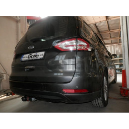 F133C GALIA Полностью оцинкованный фаркоп на Ford Galaxy 2015-2022, Ford S-MAX 2015-2023. Тип шара: C (горизонтальный съемный). Невидимый вырез бампера. Нагрузки: 2000/9