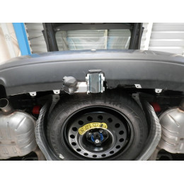 F133C GALIA Полностью оцинкованный фаркоп на Ford Galaxy 2015-2022, Ford S-MAX 2015-2023. Тип шара: C (горизонтальный съемный). Невидимый вырез бампера. Нагрузки: 2000/9