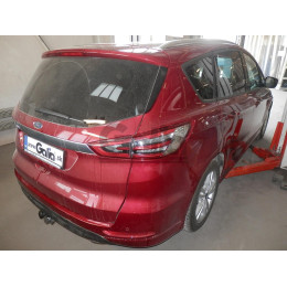 F133C GALIA Полностью оцинкованный фаркоп на Ford Galaxy 2015-2022, Ford S-MAX 2015-2023. Тип шара: C (горизонтальный съемный). Невидимый вырез бампера. Нагрузки: 2000/9