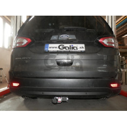 F133C GALIA Полностью оцинкованный фаркоп на Ford Galaxy 2015-2022, Ford S-MAX 2015-2023. Тип шара: C (горизонтальный съемный). Невидимый вырез бампера. Нагрузки: 2000/9