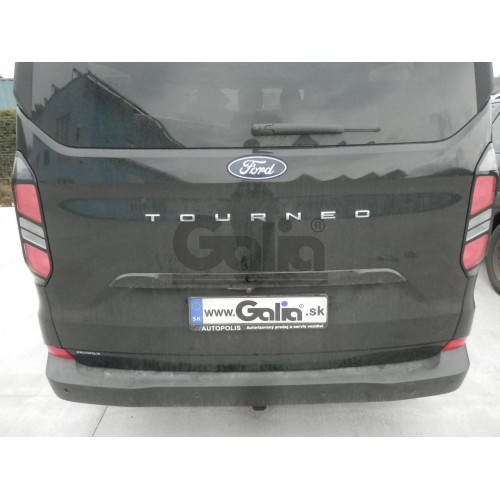F140V GALIA Полностью оцинкованный фаркоп на Ford Tourneo Custom 2023-, Ford Transit Custom 2023-, VW Transporter T7 2024-. Тип шара: AV (вертикальное быстросъемное крепление шара на ключе). Установка без выреза бампера. Нагрузки: 2800/140 кг, масса фарко