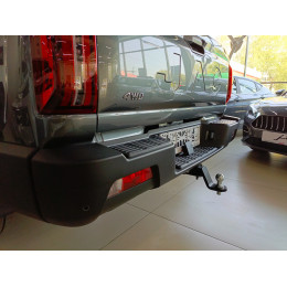 FA 0440-E Бизон Фаркоп на JAC T9 2024-, Sollers ST9 2025- без подрезки бампера. Тип шара: E (легкосъемный шар под квадрат). Нагрузки: 3000/160 кг. Не комплектуется э