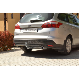 FFO-11-991528.00 PT GROUP Полностью оцинкованный фаркоп на Ford Focus 3 универсал 2011-2019 без выреза бампера. Тип шара: A. Нагрузки: 2000/75 кг, масса фаркопа 17 кг (б