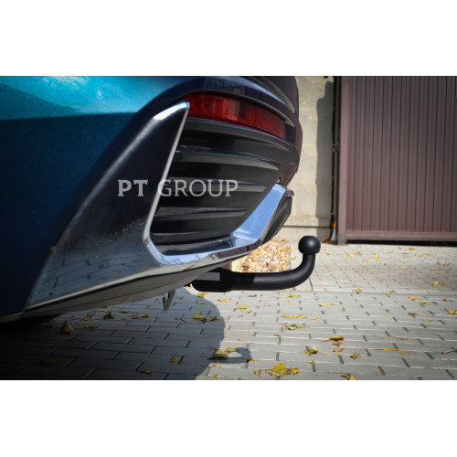 GMN-21-991422.00 PT GROUP Фаркоп на Geely Monjaro 2022-. Необходима подрезка бампера. Тип шара: AV (вертикально-съемный с ключом). Нагрузки: 1250/75 кг, масса фаркопа 20 кг (без электрики в комплекте)