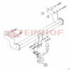 H-236 STEINHOF Фаркоп на Hyundai Getz 2002-10/2005. Требуется подрезка бампера. Тип шара: A. Нагрузки: 1100/44 кг, масса фаркопа 15,6 кг (без электрики в комплекте)