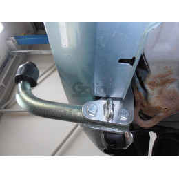 H012C GALIA Полностью оцинкованный фаркоп на Honda Civic хетчбек 5 дверей 2000-2003. Тип шара: C (горизонтальный съемный). Невидимый вырез бампера. Нагрузки