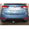 H084C GALIA Полностью оцинкованный фаркоп на Hyundai ix20 2010-2019. Тип шара: C (горизонтальный съемный). Невидимый вырез бампера. Нагрузки: 1300/75 кг, масса фаркопа 14,97 кг