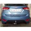 H084C GALIA Полностью оцинкованный фаркоп на Hyundai ix20 2010-2019. Тип шара: C (горизонтальный съемный). Невидимый вырез бампера. Нагрузки: 1300/75 кг, масса фаркопа 14,97 кг