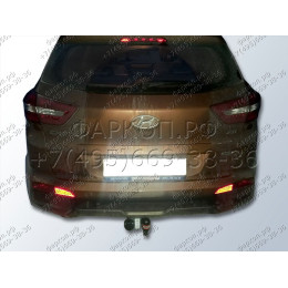 HY 29 AVTOS Фаркоп на Hyundai Creta 2016-2021 без выреза в бампере. Тип шара: A. Нагрузки: 1300/75 кг, масса фаркопа 16,5 кг (без электрики в комплекте)