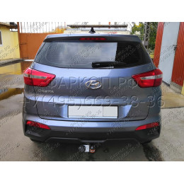 HY 29 AVTOS Фаркоп на Hyundai Creta 2016-2021 без выреза в бампере. Тип шара: A. Нагрузки: 1300/75 кг, масса фаркопа 16,5 кг (без электрики в комплекте)