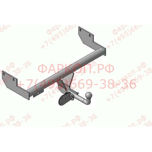 HY 15 AVTOS Фаркоп на Hyundai Porter 2005-2007 без подрезки бампера. Тип шара: A. Нагрузки: 1200/75 кг, масса фаркопа 15 кг (без электрики в комплекте)