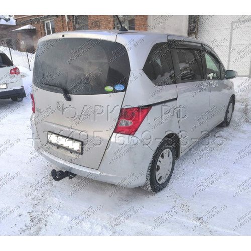 H.H04.A HALTY Фаркоп на Honda Freed 2WD/4WD 5/7 мест 2008-2016, Honda Freed Spyke 2WD/4WD 2010-2016, кроме Hybrid без подрезки бампера. Тип шара: A. Нагрузки: 750/50 кг, масса фаркопа 13,4 кг