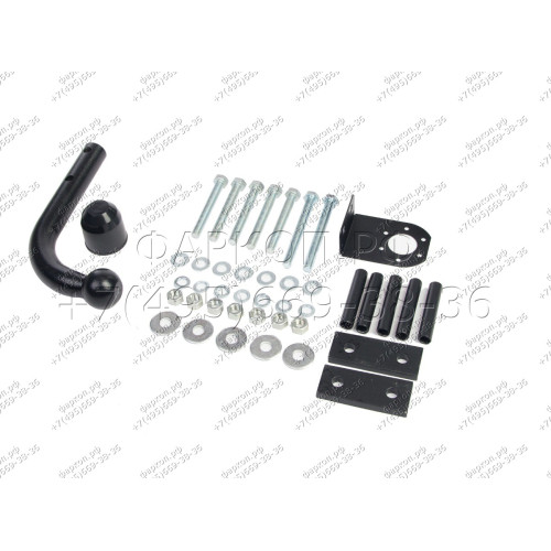 H.H04.A HALTY Фаркоп на Honda Freed 2WD/4WD 5/7 мест 2008-2016, Honda Freed Spyke 2WD/4WD 2010-2016, кроме Hybrid без подрезки бампера. Тип шара: A. Нагрузки: 750/50 кг, масса фаркопа 13,4 кг