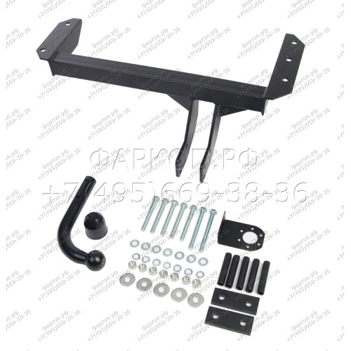 H.H04.A HALTY Фаркоп на Honda Freed 2WD/4WD 5/7 мест 2008-2016, Honda Freed Spyke 2WD/4WD 2010-2016, кроме Hybrid без подрезки бампера. Тип шара: A. Нагрузки: 750/50 кг, масса фаркопа 13,4 кг
