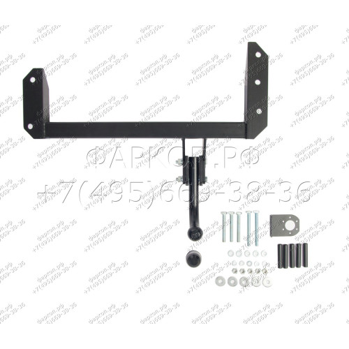 H.H04.A HALTY Фаркоп на Honda Freed 2WD/4WD 5/7 мест 2008-2016, Honda Freed Spyke 2WD/4WD 2010-2016, кроме Hybrid без подрезки бампера. Тип шара: A. Нагрузки: 750/50 кг, масса фаркопа 13,4 кг