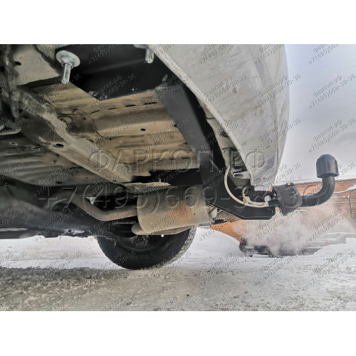 H.H04.A HALTY Фаркоп на Honda Freed 2WD/4WD 5/7 мест 2008-2016, Honda Freed Spyke 2WD/4WD 2010-2016, кроме Hybrid без подрезки бампера. Тип шара: A. Нагрузки: 750/50 кг, масса фаркопа 13,4 кг