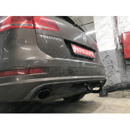 A-093 STEINHOF Фаркоп на Volkswagen Touareg 2002-2010, 2010-2018, Porsche Cayenne 2002-2010, 2010-2017, Audi Q7 (вкл. S-line) 2006-2015. Требуется подрезка бампера. Тип шара: AV (вертикальное быст