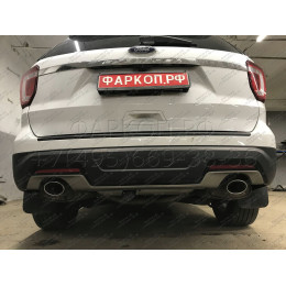 F-278 STEINHOF Фаркоп на Ford Explorer 2016-2019 без подрезки бампера. Тип шара: AV (вертикальное быстросъемное крепление шара на ключе). Нагрузки: 2400/130 кг, мас