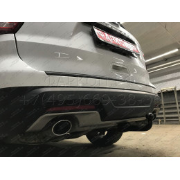 F-278 STEINHOF Фаркоп на Ford Explorer 2016-2019 без подрезки бампера. Тип шара: AV (вертикальное быстросъемное крепление шара на ключе). Нагрузки: 2400/130 кг, мас