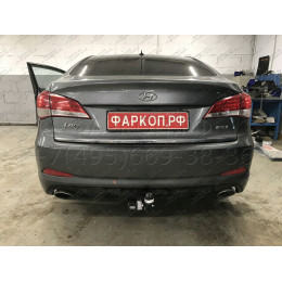 4262-A ORIS Фаркоп на Hyundai i40 седан 2011-2019. Необходима подрезка бампера. Тип шара: A. Нагрузки: 1800/80 кг, масса фаркопа 16,5 кг (без электрики в комплекте)