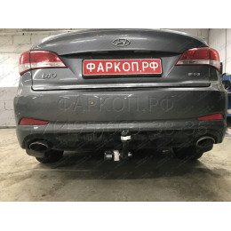 4262-A ORIS Фаркоп на Hyundai i40 седан 2011-2019. Необходима подрезка бампера. Тип шара: A. Нагрузки: 1800/80 кг, масса фаркопа 16,5 кг (без электрики в комплекте)